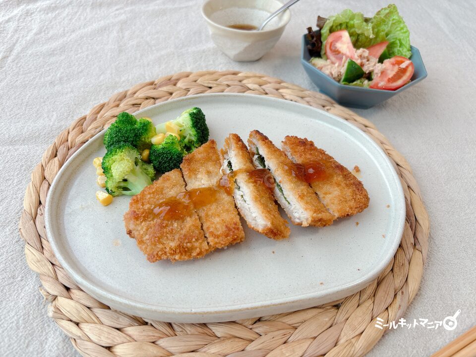 ヨシケイ｜ファンミール：ポークカツレツ（完成）