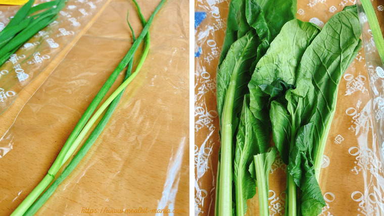 dミールキットの野菜の鮮度