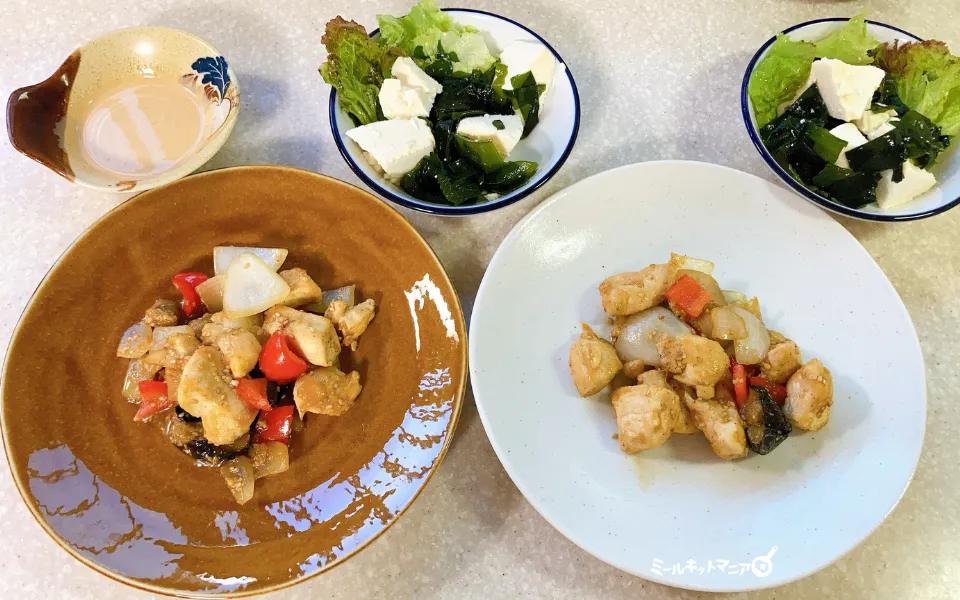 カットミール:鶏肉のヤンニョムジャン炒め