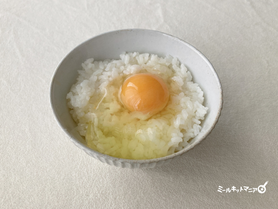 パルシステム：卵を使った卵かけご飯