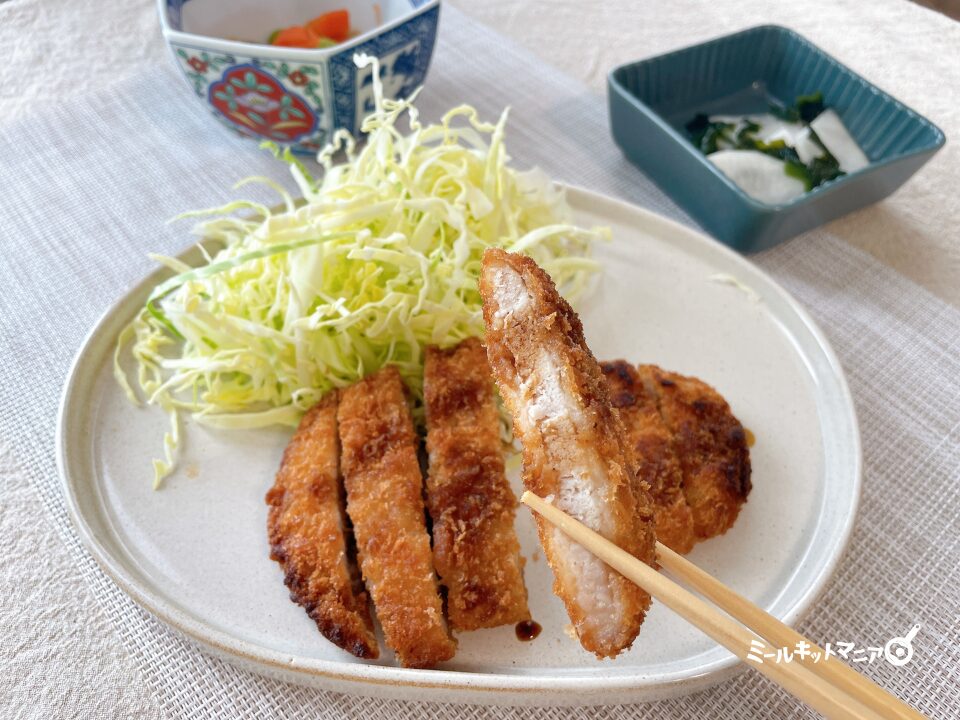 定番おうちごはん：ロースとんかつ