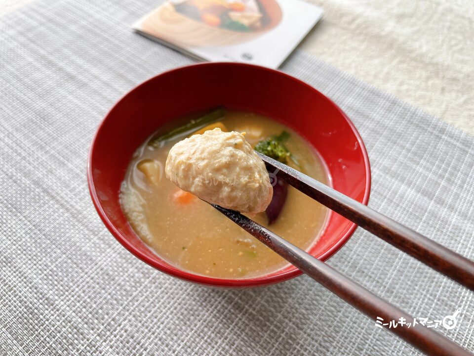 MISOVATION:みそ汁の鶏団子